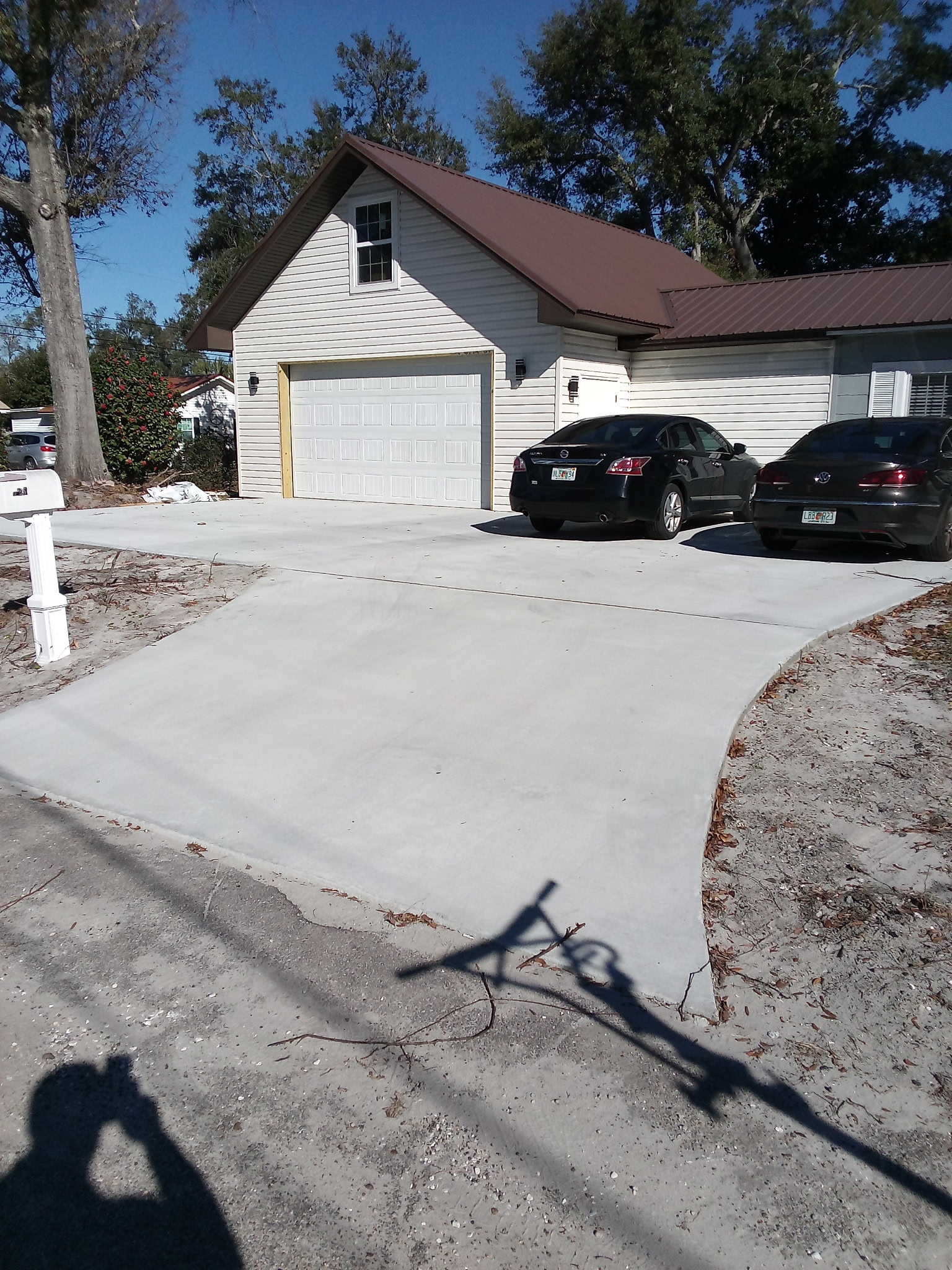 Stamped Concrete Driveway